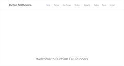Desktop Screenshot of durhamfellrunners.org.uk